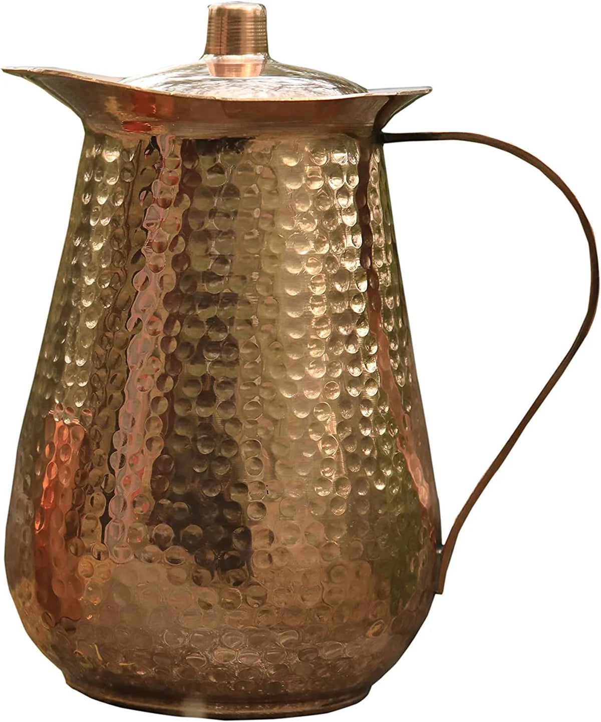 68 OZ Pure Copper Pitcher Jug with Lid N110716