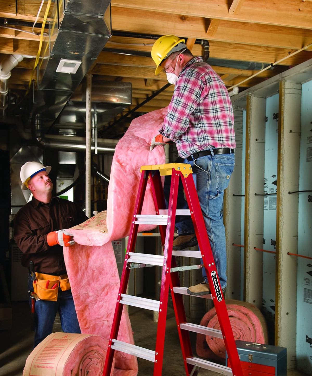 4-Feet Fiberglass Stepladder, 300-Pound Capacity, Pack of 2 R15335