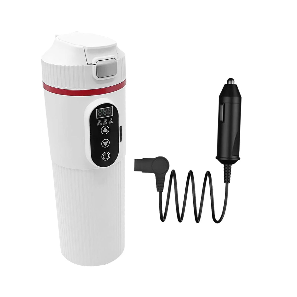 12V 24V Car Electric Water Kettle Tea Coffee Kettle DC Powered Fast Heating 22x7cm Water Boiler Heater Portable O150844