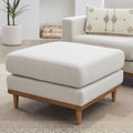 Square Wood Frame Ottoman T98044