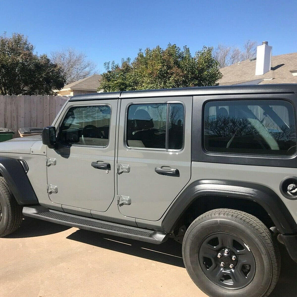 Running Boards Side Steps Bars For Jeep Wrangler Unlimited 4DR Z808982