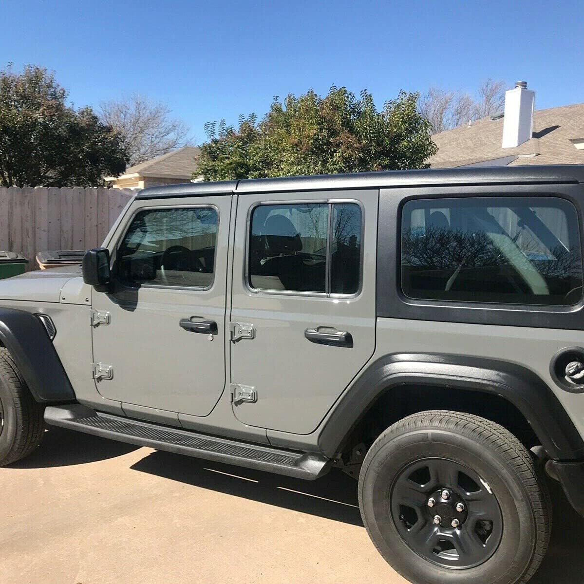 Running Boards Side Steps Bars For Jeep Wrangler Unlimited 4DR Z808982