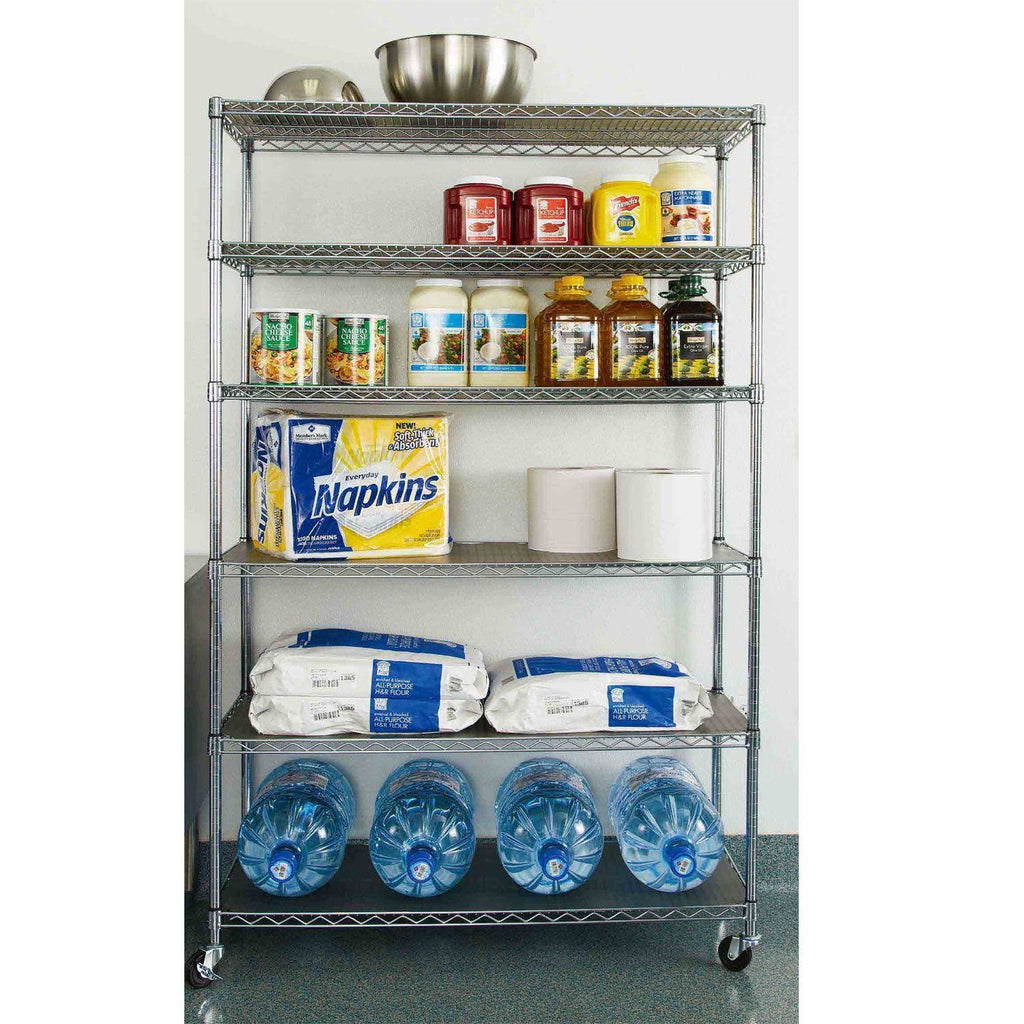 6-Level Commercial Storage Shelving, Grey L757