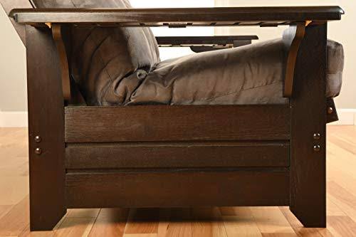 Queen Futon with Suede Red Mattress I34794