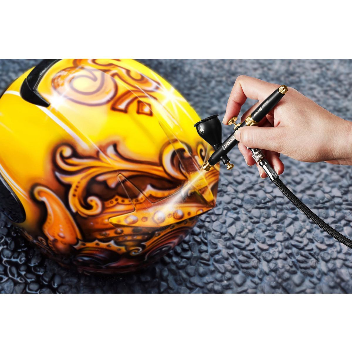 Dual-Action Gravity-Feed Airbrush O349