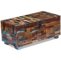 Reclaimed Wood Coffee Table Box Chest O171642