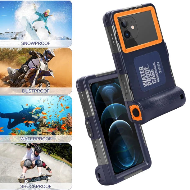Waterproof Protective Case for Phones Up to 6.9 Inch H744