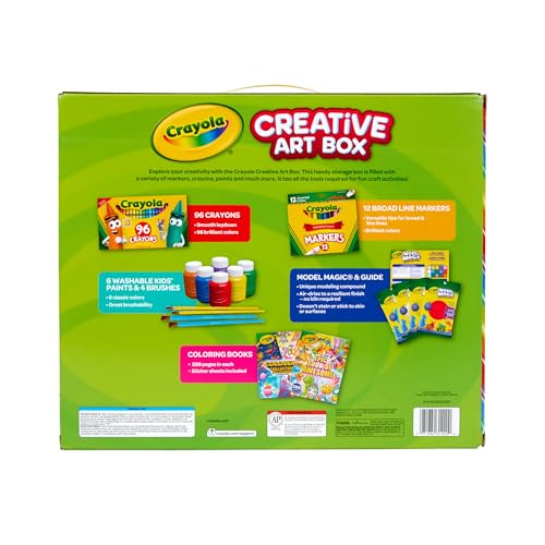 125 Pcs Washable Art Supplies Kit with Storage Box Q8353