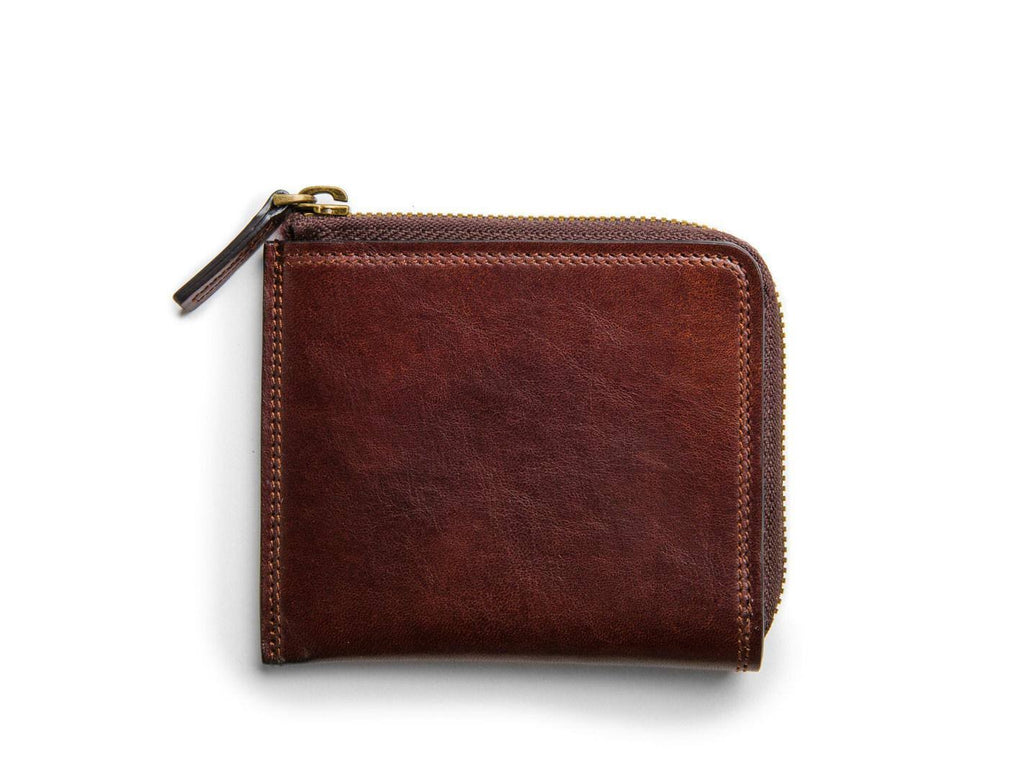 Dark Brown RFID Zip Wallet B212202