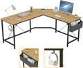 L Shaped Desk 59 Inches Computer Corner Desk with Storage N963339