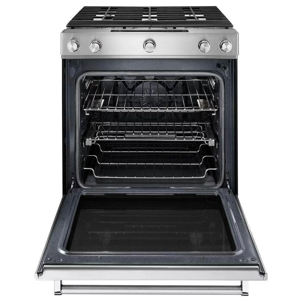 30" Wide 6.5 Cu. Ft. Slide-In Gas Range - Stainless Steel V33256