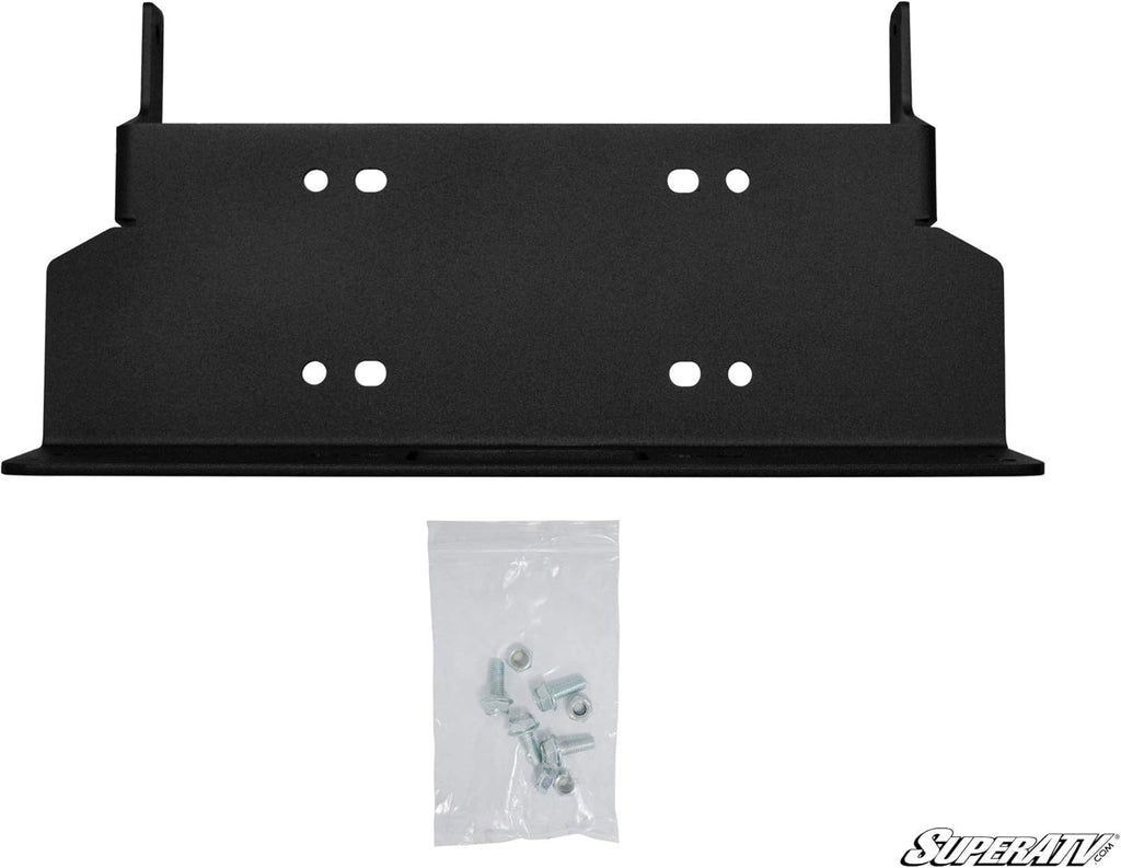 Black Ops 3500 LB Winch with Winch Mounting Plate Complete Kit Z849844