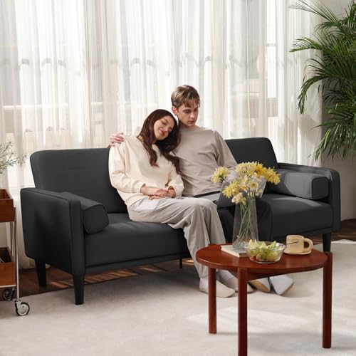 Beige Recliner Loveseat Sofa with Washable Cover F782986
