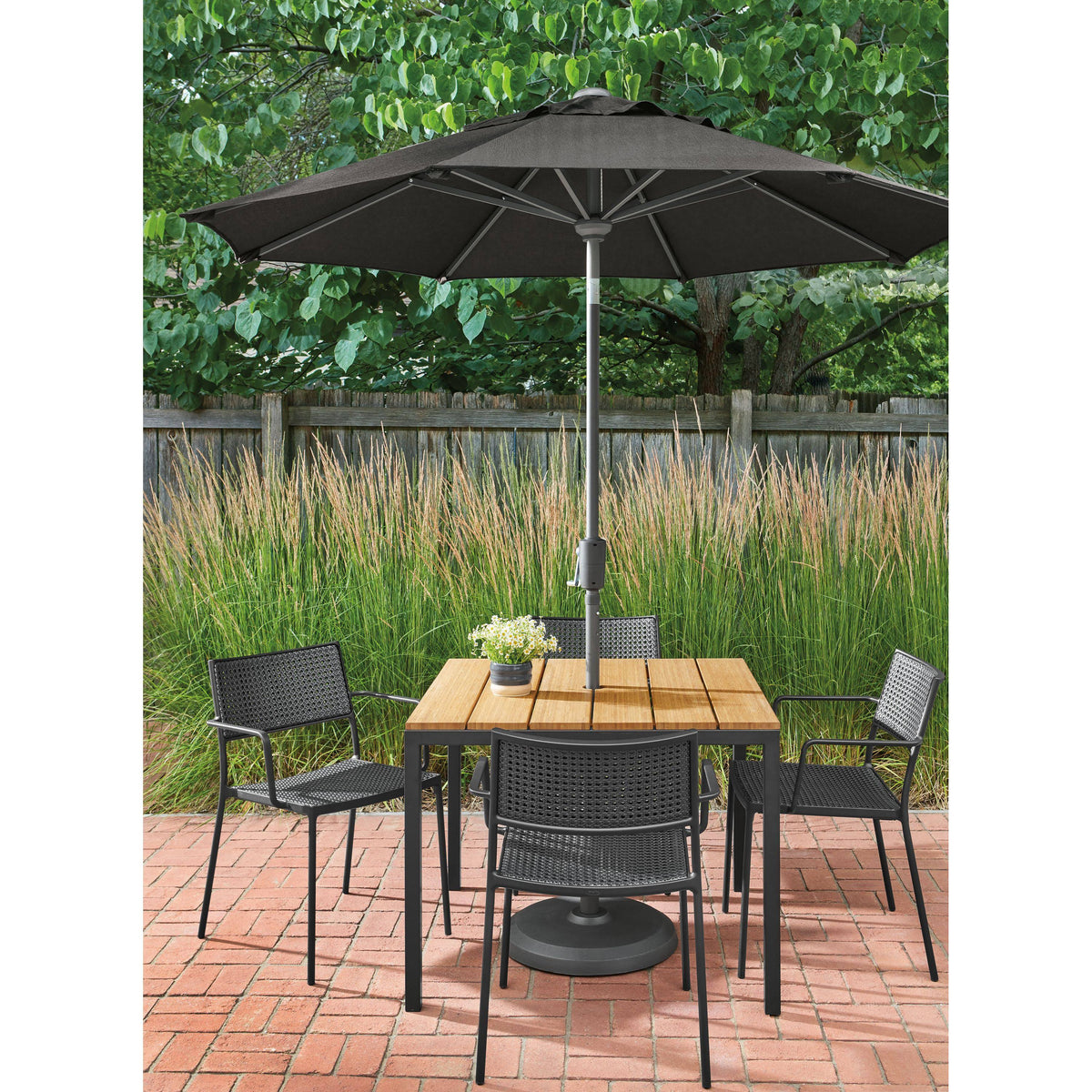 Grey Recycled HDPE Patio Table S8060
