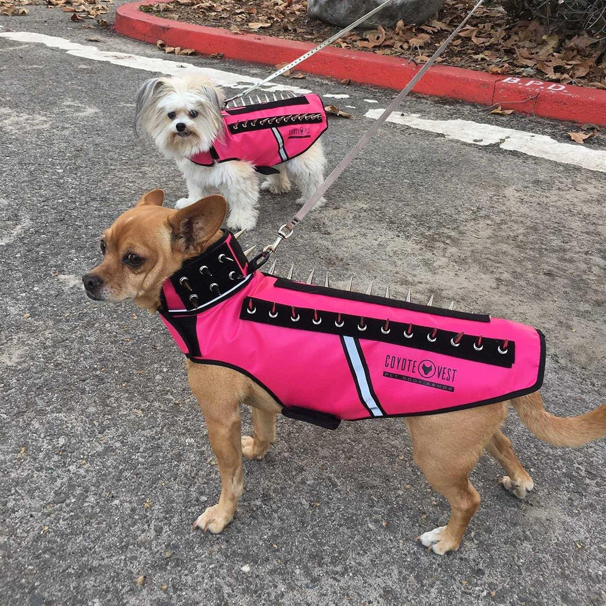 Reflective Dog Harness Vest with Spikes T8699