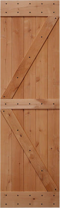 Rustic Knotty Alder Solid Wood Barn Door Slab J242