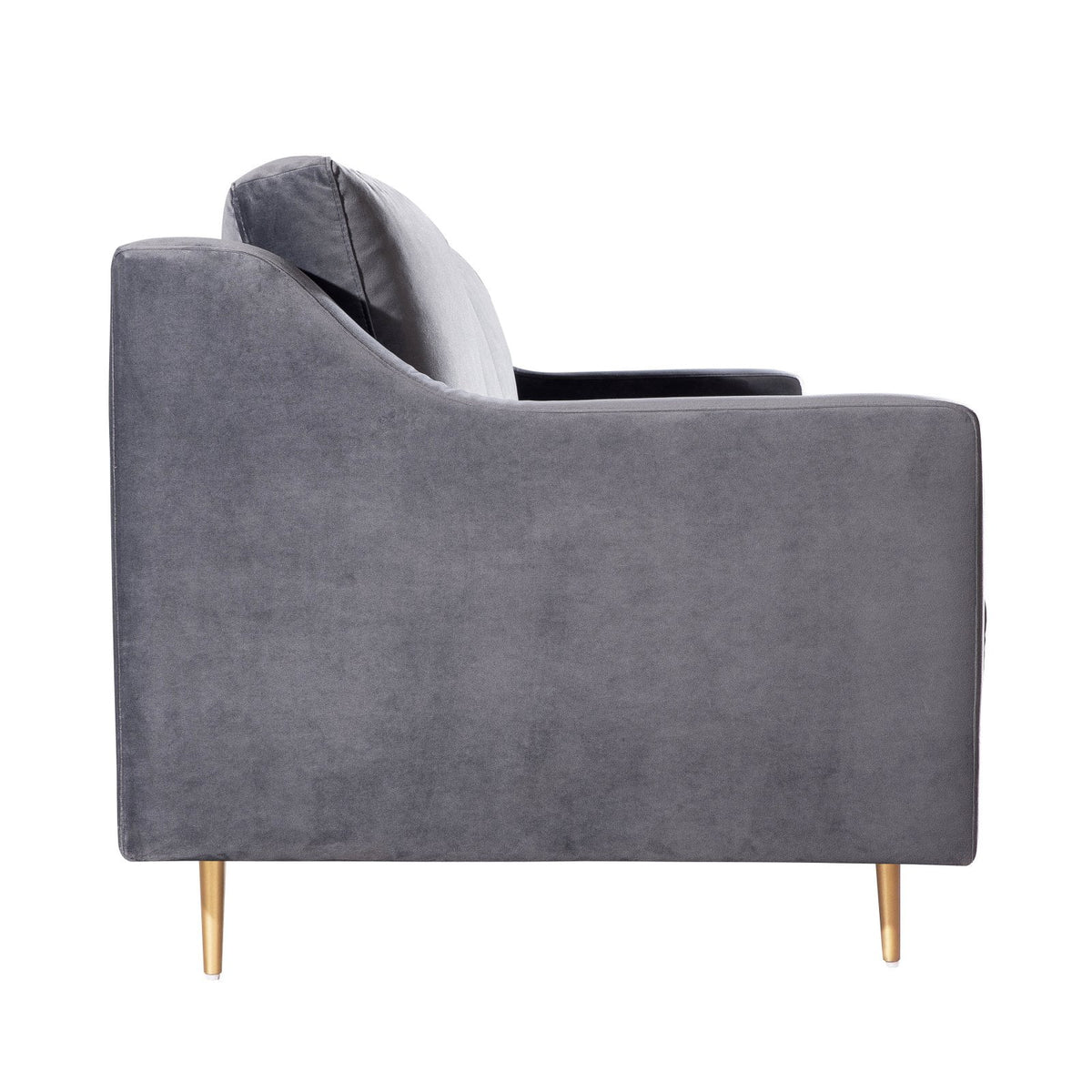 Grey Milan Velvet Sofa M748