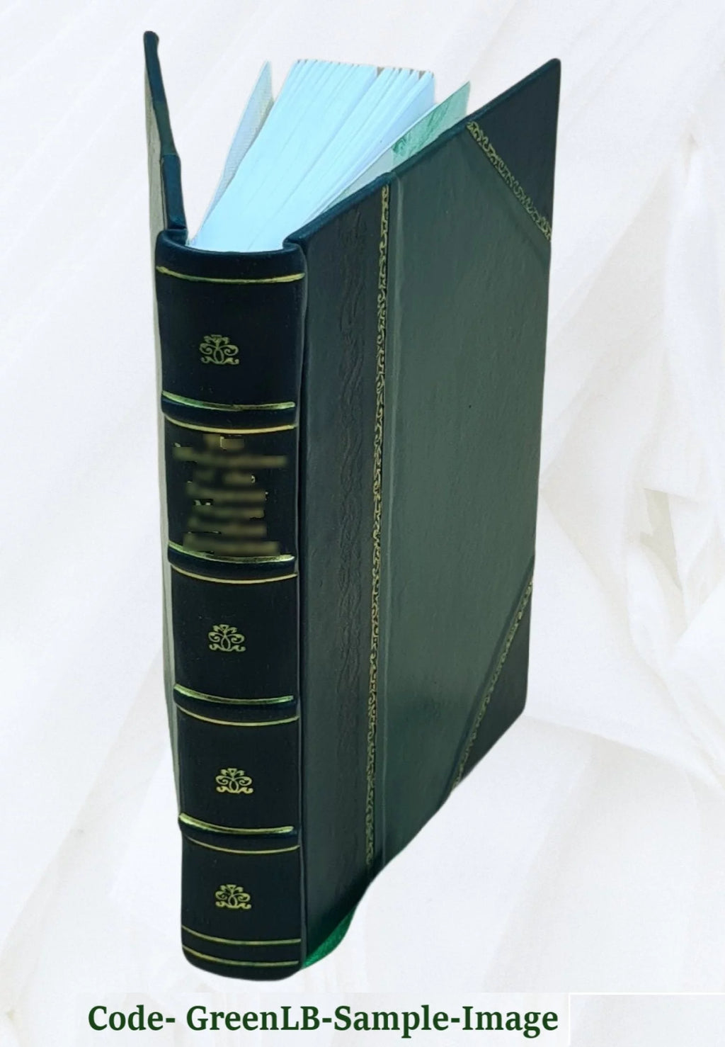Log Cabin Book Leather Bound O261