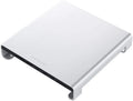Type-C Aluminum Monitor Stand Hub with USB-C Data, USB 3.0, Micro/SD Card Slots & 3.5mm Headphone Jack G26640