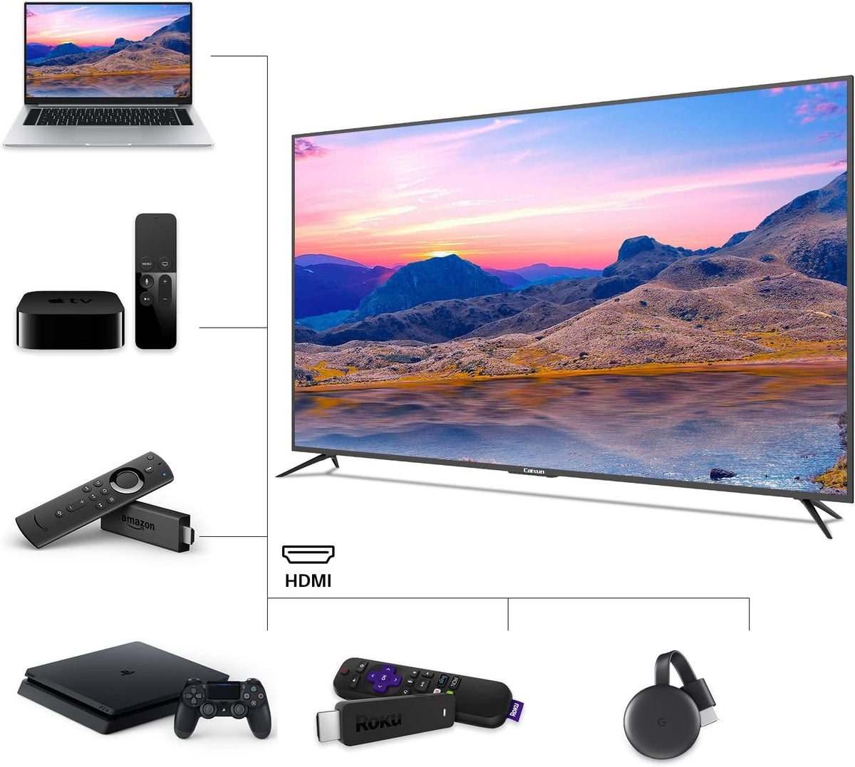 75 inch 4K UHD HDR Smart Android TV W4906