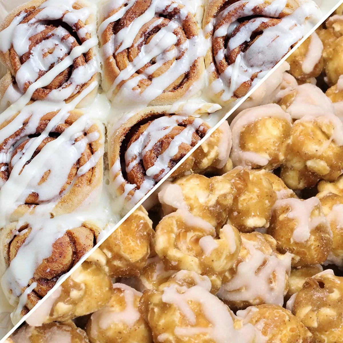 Cinnamon Swirl Caramel Popcorn 1 lb Gluten Free Vegan Kosher P195