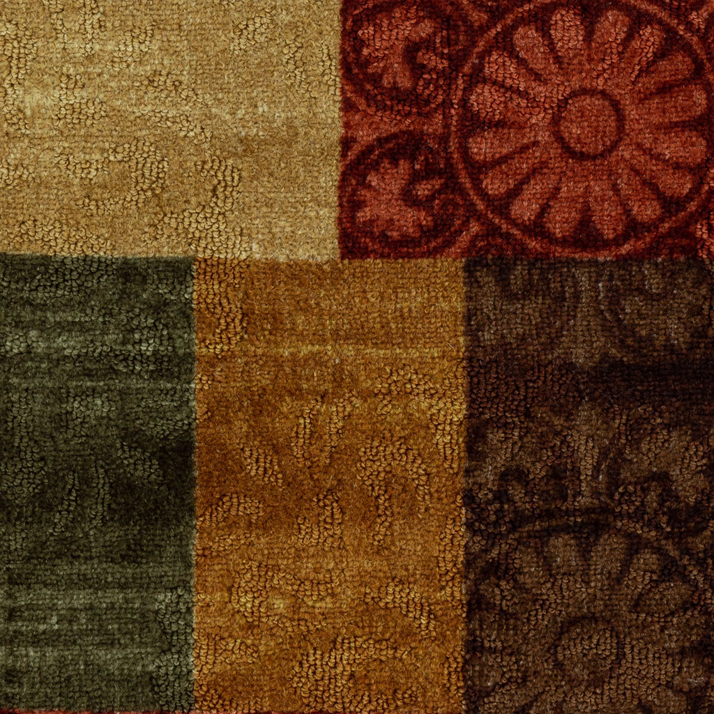 Red Medallion Print Indoor Accent Rug 2'6"x3'10" G878070