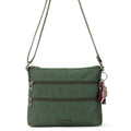 Olive Eco-Twill Crossbody Bag C7467