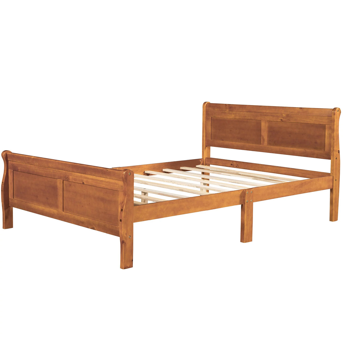 Full Size Wood Platform Bed T702496