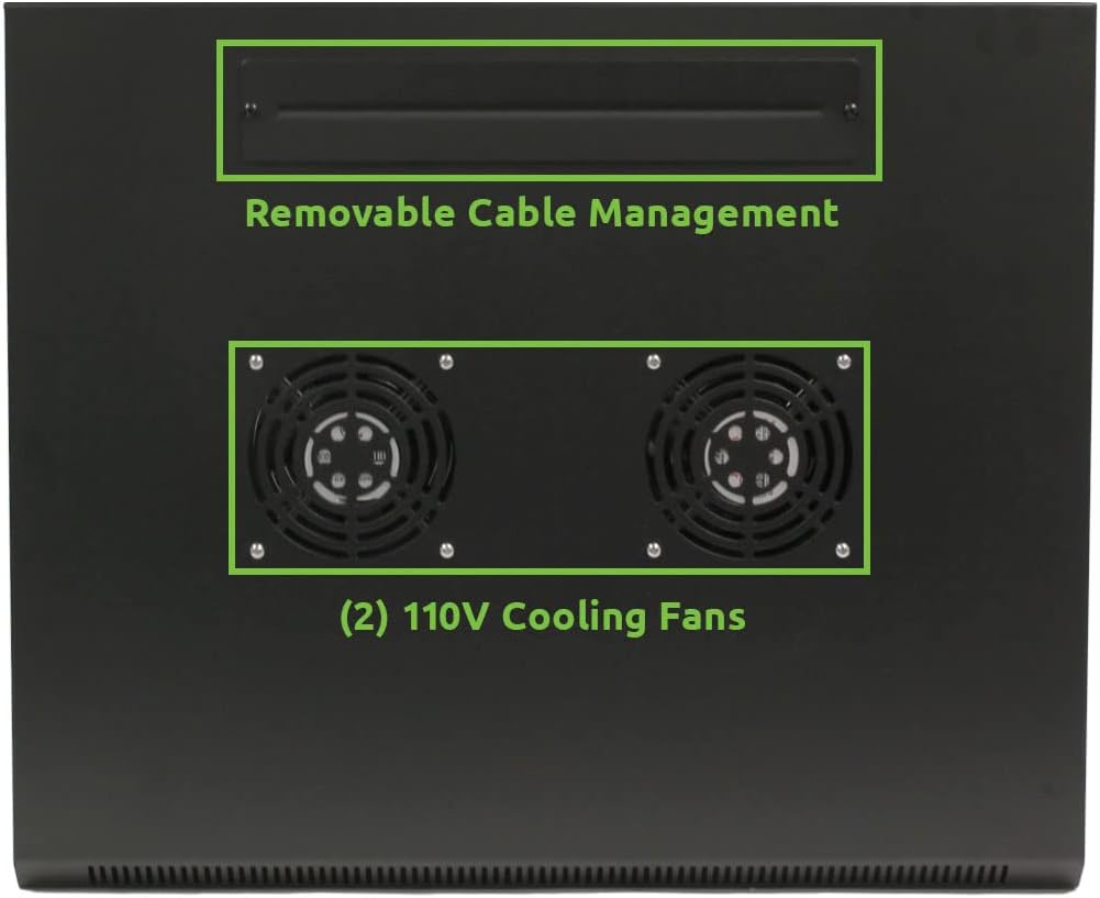 15U Wall Mount Server Data Cabinet with Casters F409