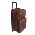 Leather 25 Expandable Suitcase with Wheels T845