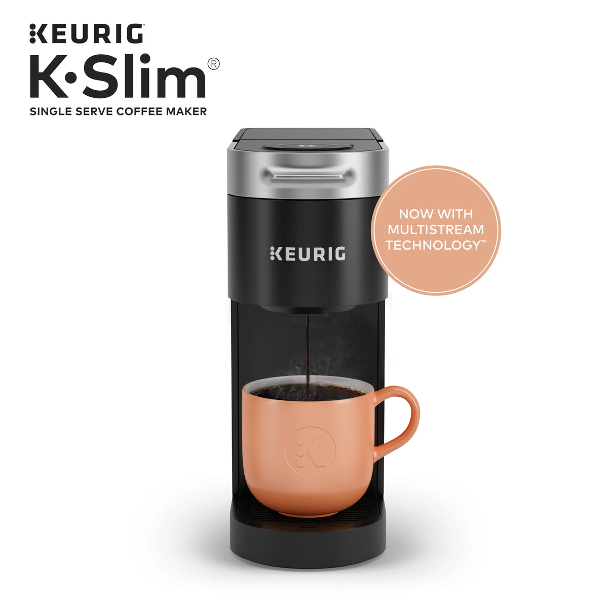 Black Single-Serve K-Cup Pod Coffee Maker M14444