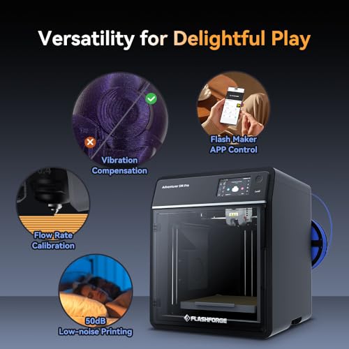 3D Printer with Auto Leveling, 600mm/s High-Speed, 280℃ Quick-Detach Nozzle, CoreXY Structure T43534