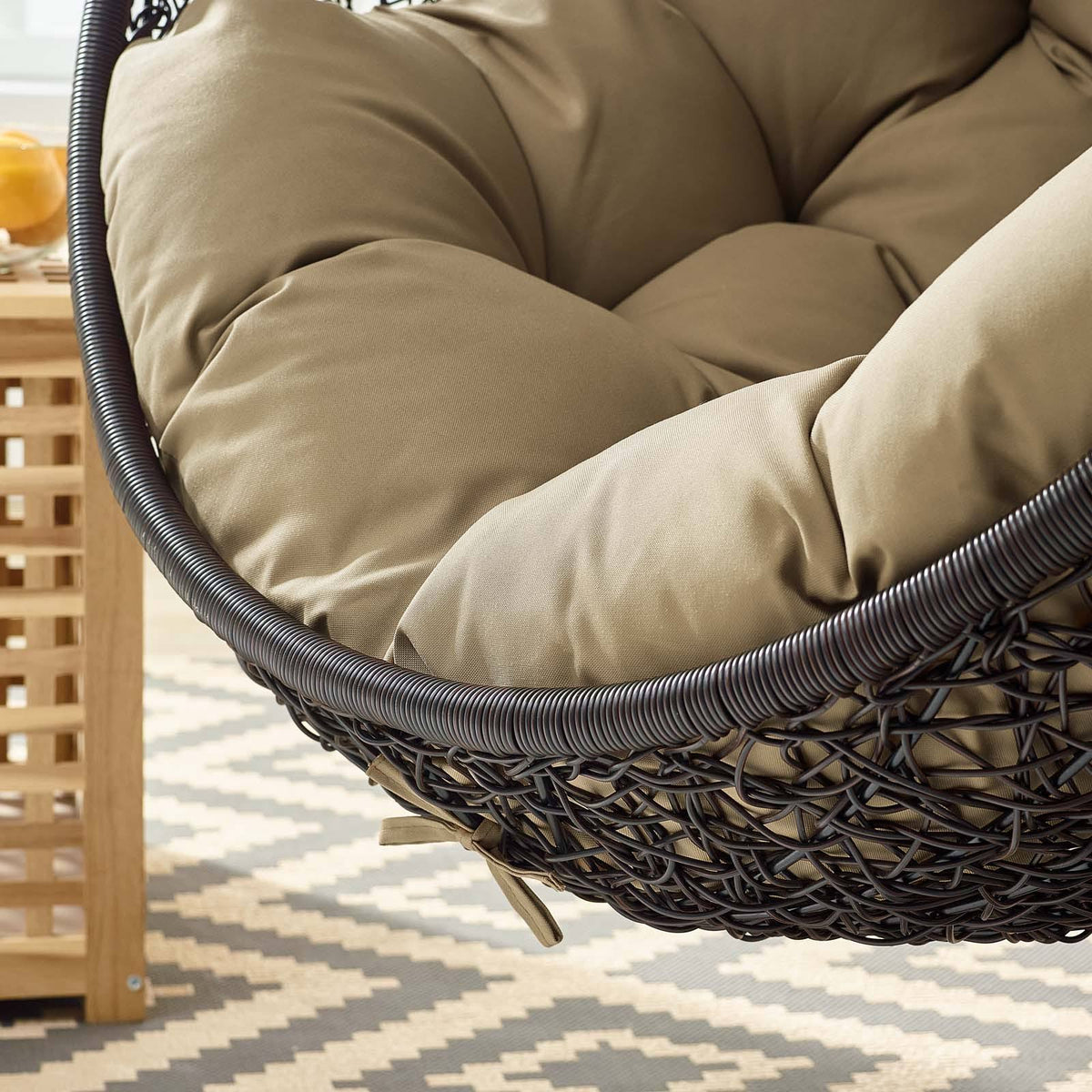 Black Outdoor Patio Lounge Chair M3225