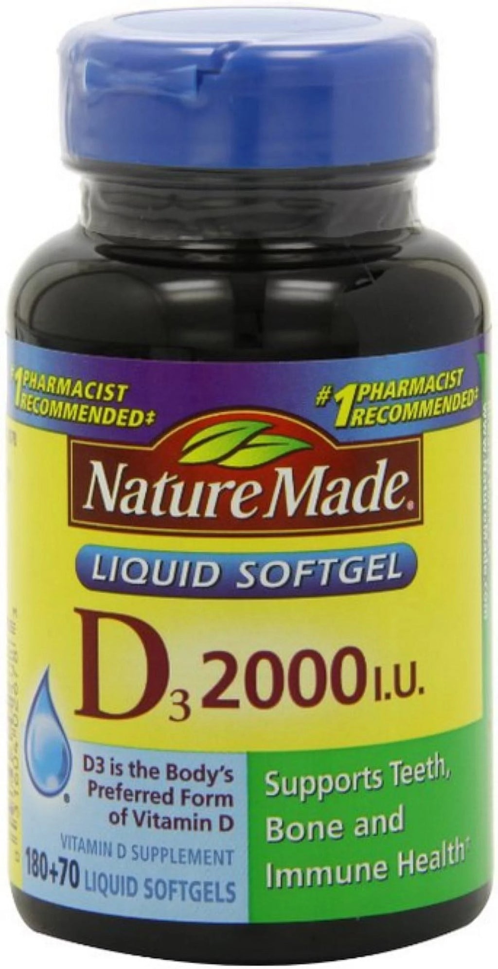 Vitamin D3 2,000 I.U. Liquid Softgels 250 ea W683510