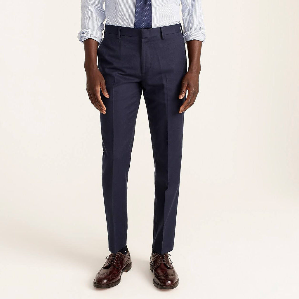 Slim-Fit Unstructured Suit Pant in English Wool-Cotton Twill Y3473