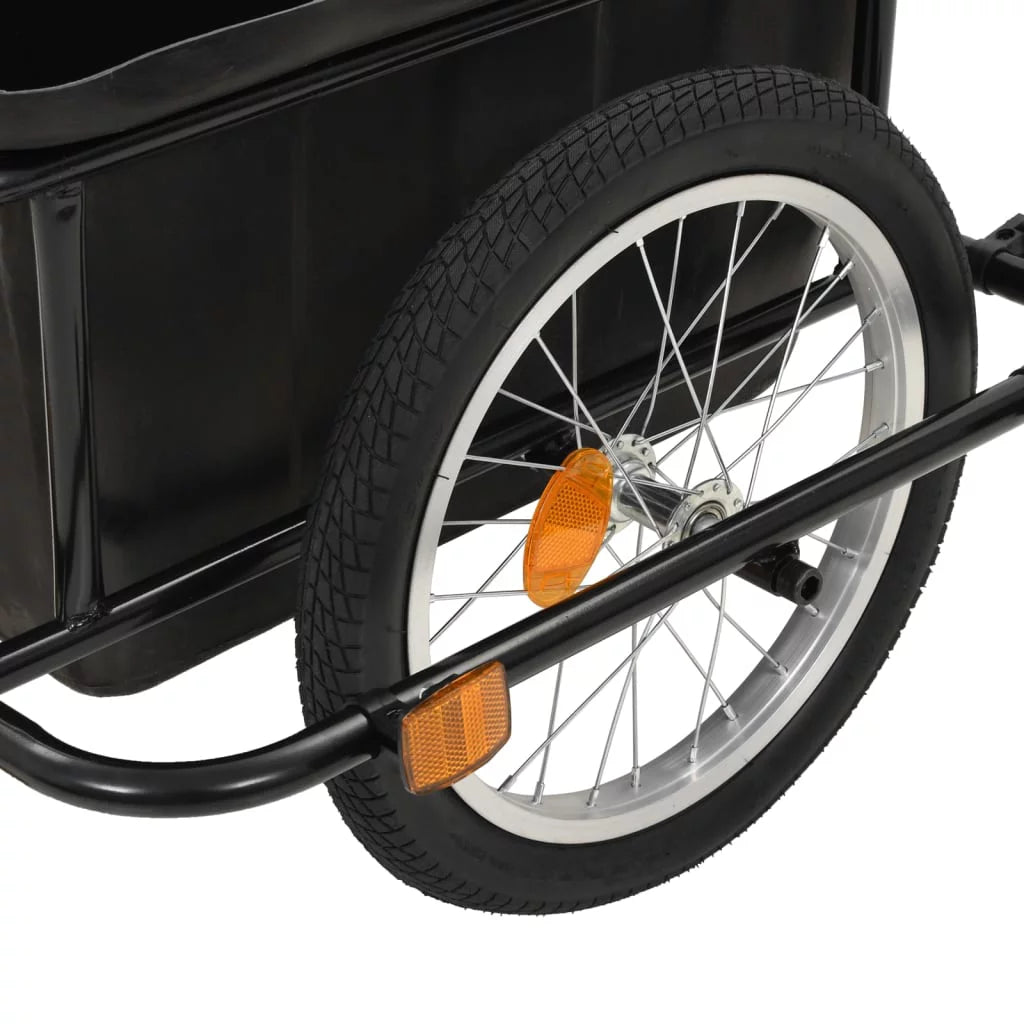 Bike Cargo Trailer Black 13.2 gal O116