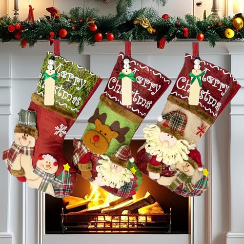 Set of 3 Christmas Stockings N407839