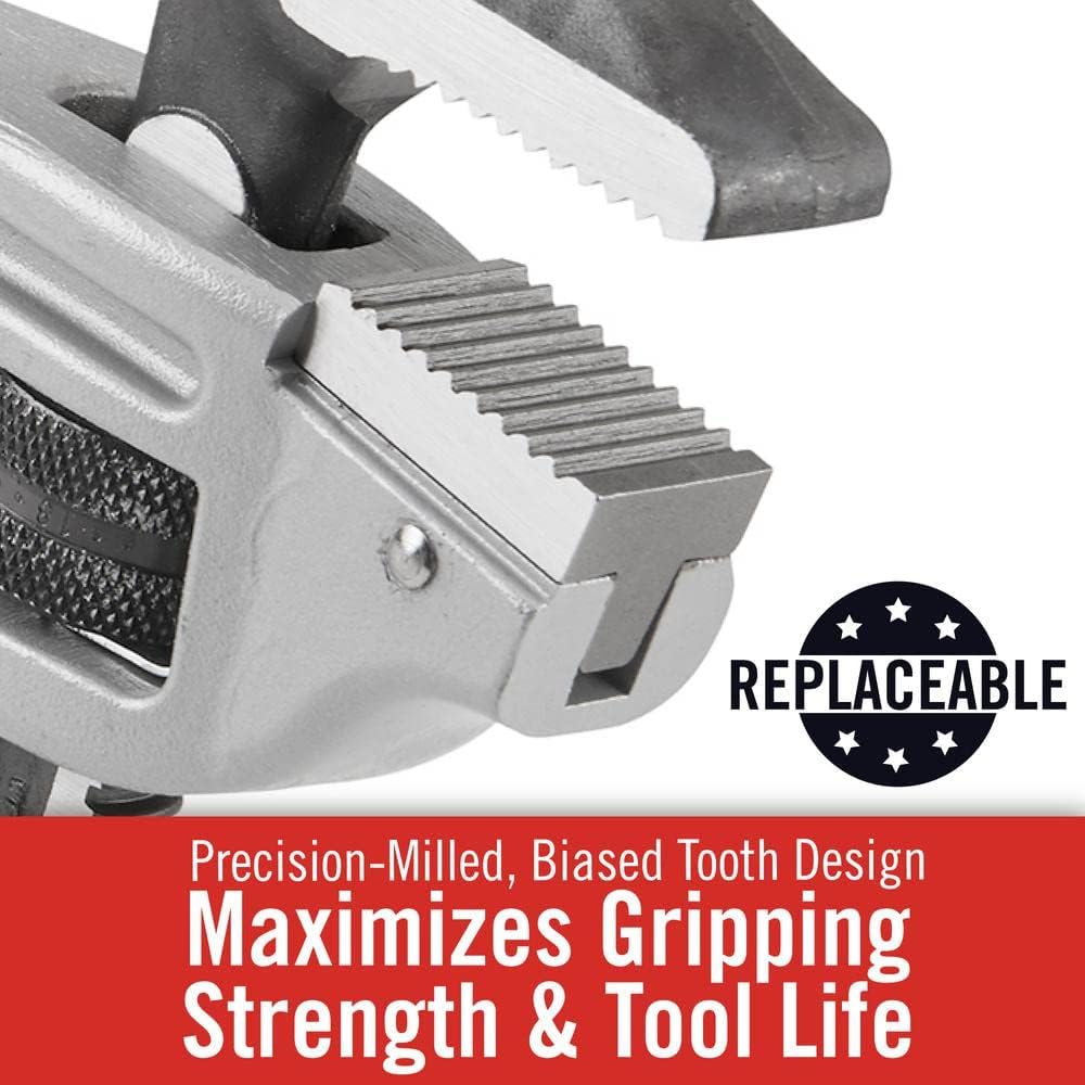 14-inch Aluminum Offset Pipe Wrench, Pack of 2 W9721