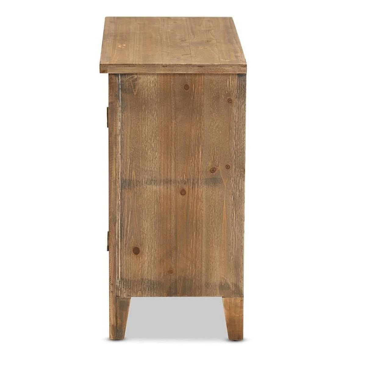 Medium Oak 2-Door Wood Storage Cabinet Z56440