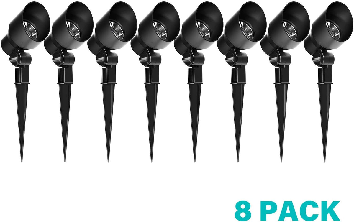 8 Pack 6 Watt LED Floodlight Outdoor Spotlight E734