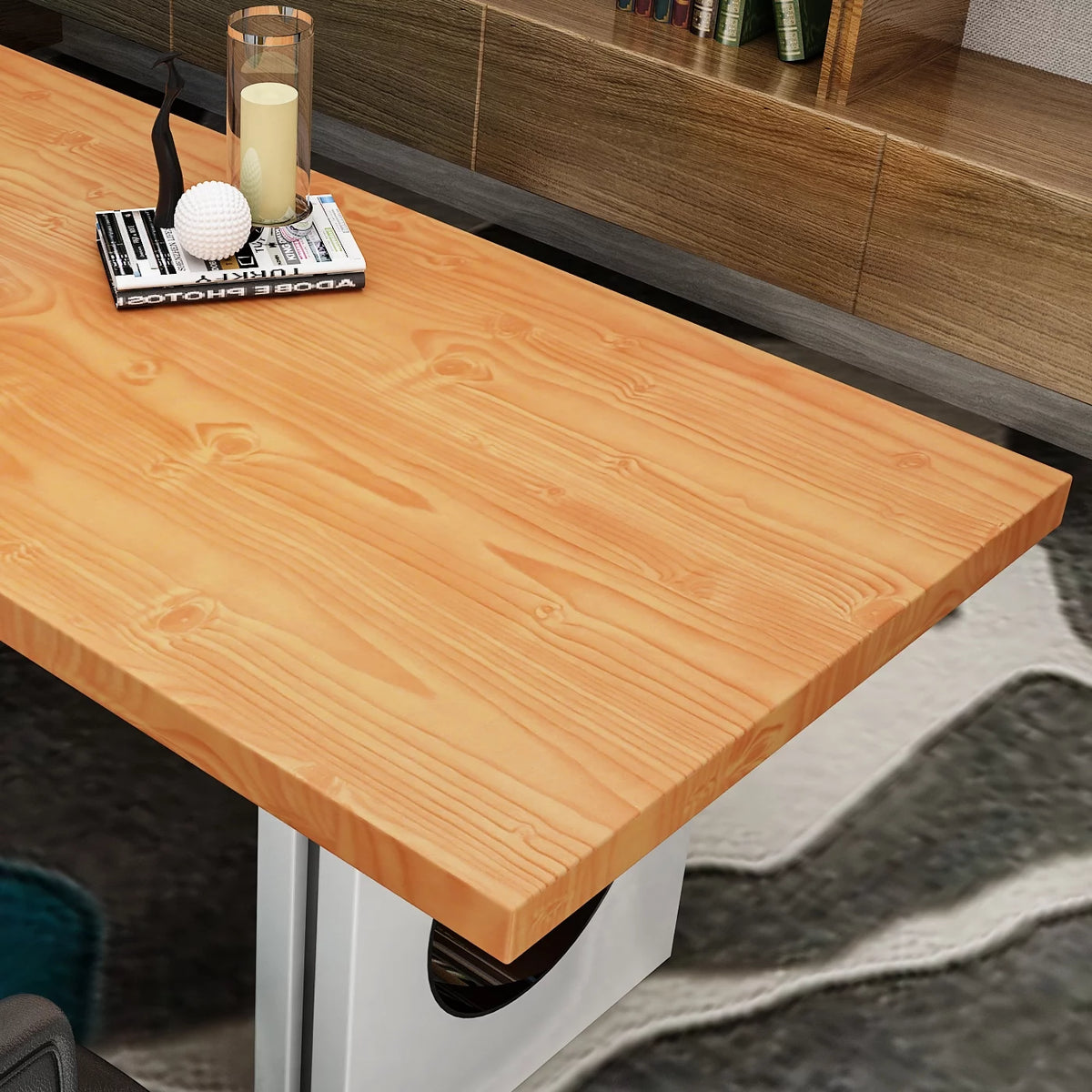 200x36 Inch Peel and Stick Wood Grain Vinyl Countertop Paper T979788