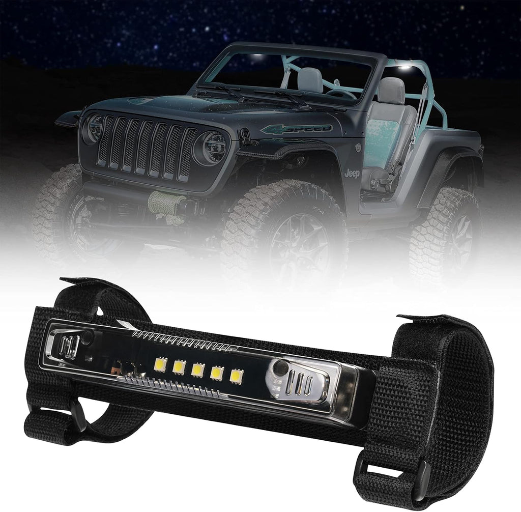 Black Pack of 2 Universal Roll Bar Mount Interior Dome Light L908350