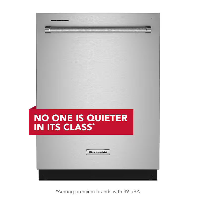 Stainless Steel Built-In Tall Tub Dishwasher with Stainless Tub, 39 DBA V2726