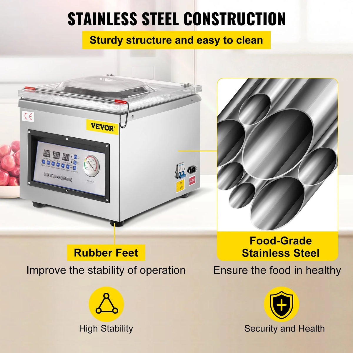110V Chamber Vacuum Sealer R288