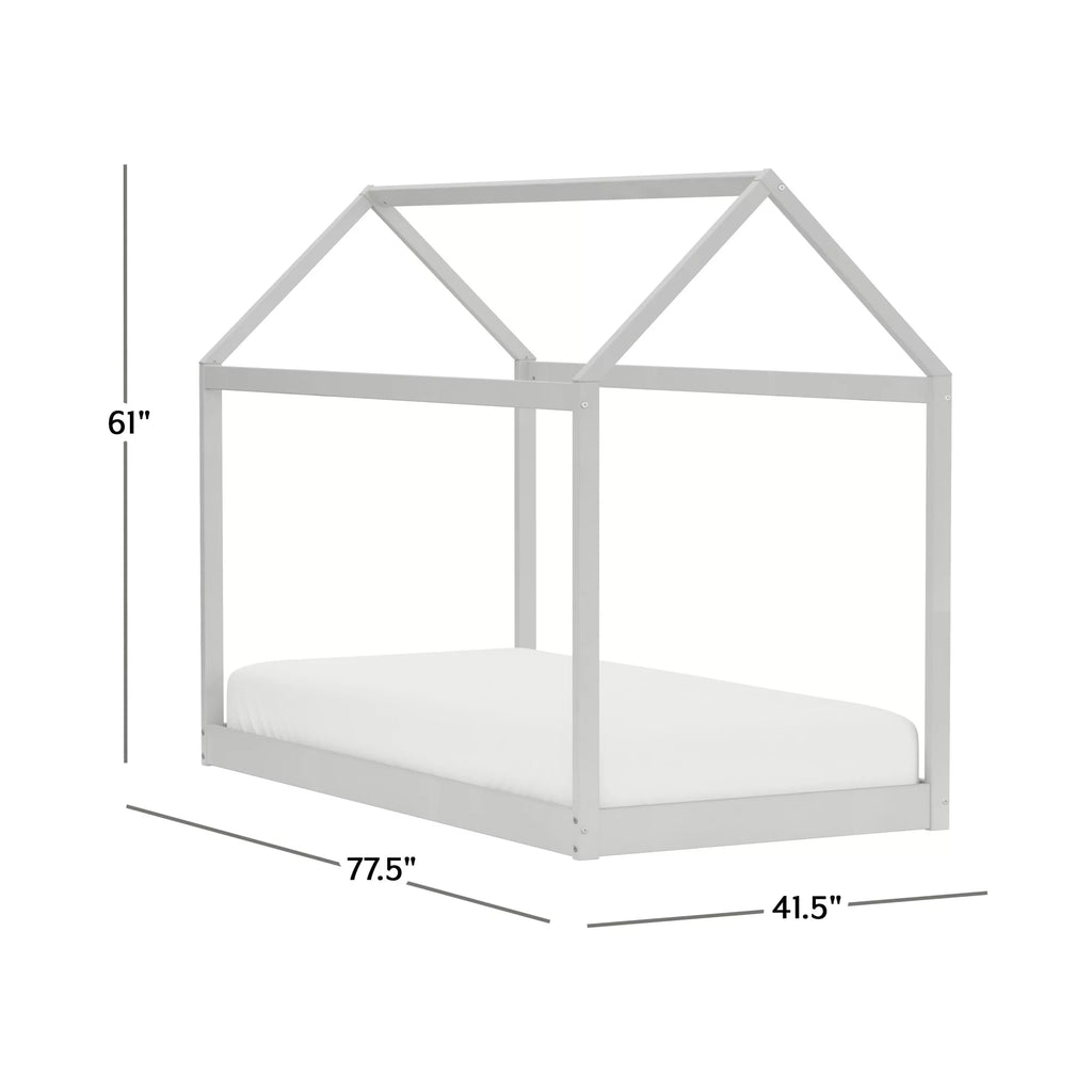 Pink Canopy Twin Bed N85291