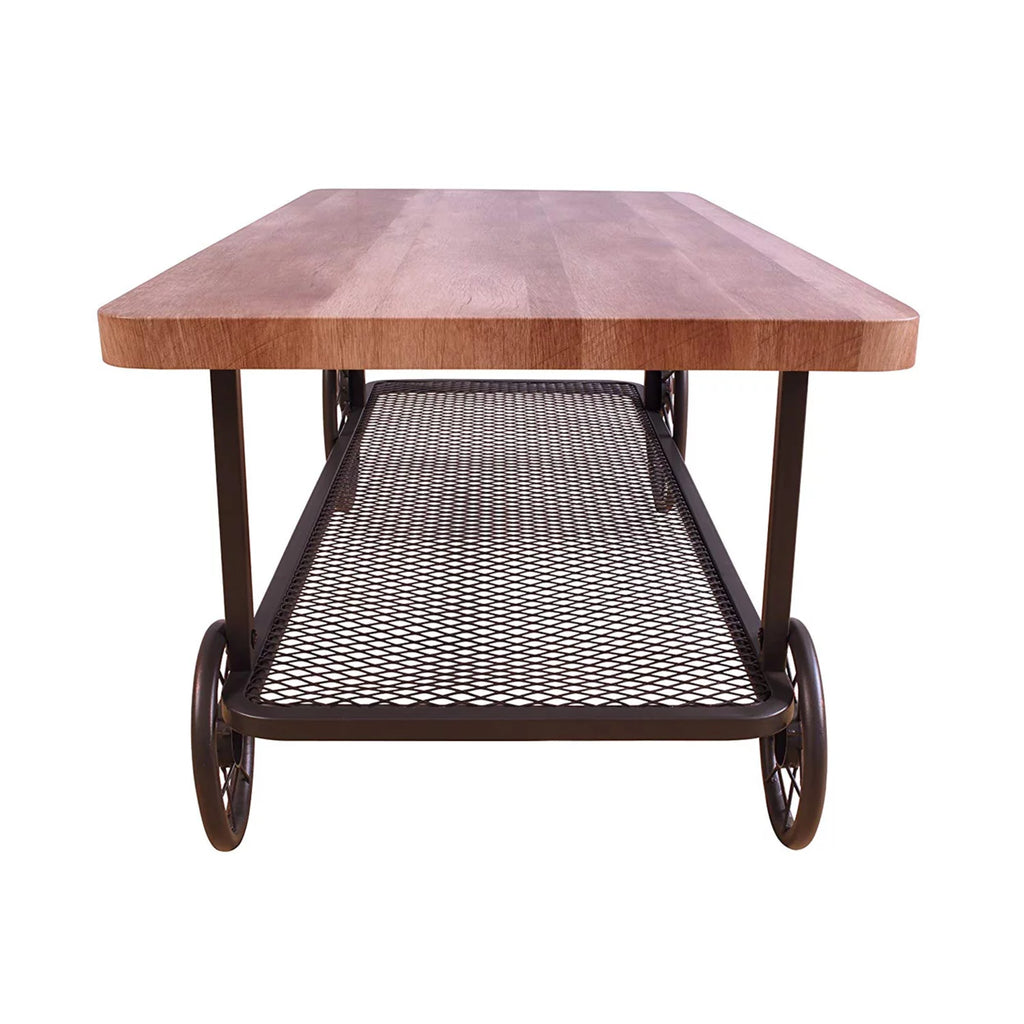 Oak and Antique Gray Coffee Table R174696