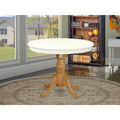 36" Round Wood Dining Table E343