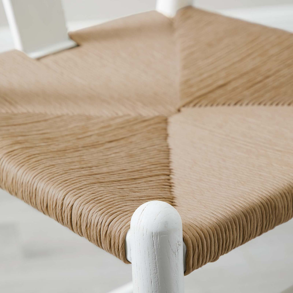 White Wood Counter Stool A774