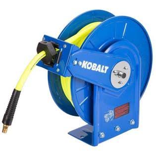 3/8 in 50 ft Poly Hybrid Air Hose Retractable Hose Reel P554