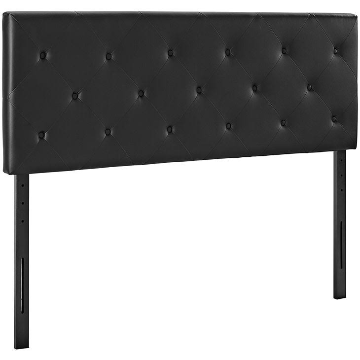 Black King Vinyl Headboard M742